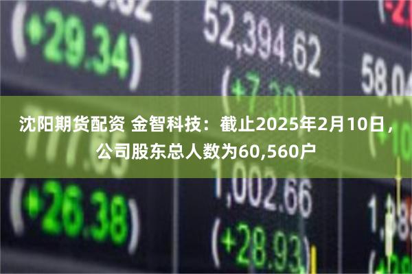 沈阳期货配资 金智科技：截止2025年2月10日，公司股东总人数为60,560户