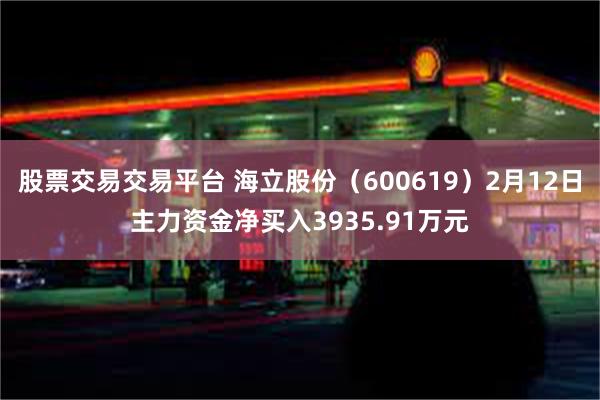 股票交易交易平台 海立股份（600619）2月12日主力资金净买入3935.91万元